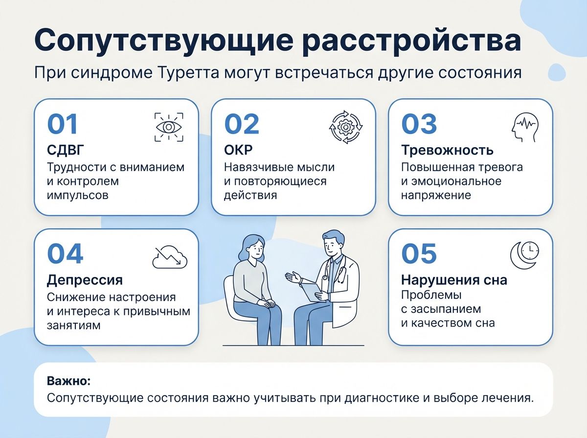 Лечение синдрома Туретта в Муроме инфографика